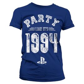 PLAYSTATION - T-Shirt Party Like It's 1994 - GIRL Navy (S)