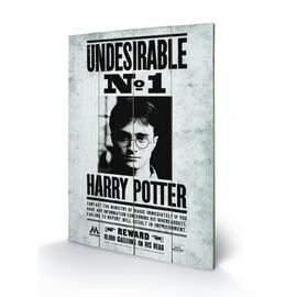 HARRY POTTER - Printing on wood 40X59 - Undesirable N° 1