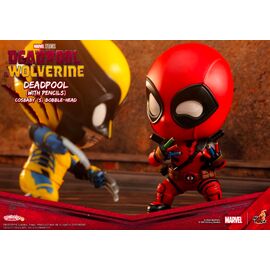 MARVEL - Cosbaby - Wave 2 - Wolverine & Deadpool w/Pencils Set