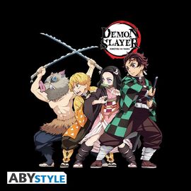 DEMON SLAYER - T-Shirt Group Unisex black (L)