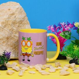 SPONGEBOB - Home Sweet Pineapple - Inner Colored Mug - 11oz