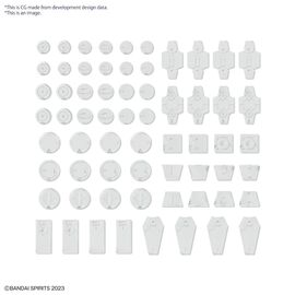 GUNDAM - Customize Material (Decoration Parts 1 White) - Model Kit