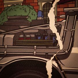 BACK TO THE FUTURE - Hill Valley - Art Print - Limited Edition