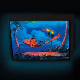 LILO & STITCH - Hammcock - Light Canvas 30x40 Cm
