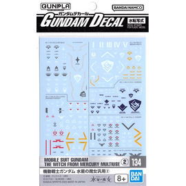 THE WITCH FROM MERCURY - Gundam Decal 134  - Model Kit