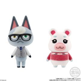 ANIMAL CROSSING - Flocked Doll  -  Assortiment 10 Figurine 2.5cm