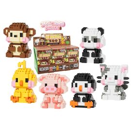 KAWAII BOX - Animal Zoo - Construction Kit (6pcs) 165 to 205pcs