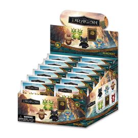 HTTYD - Series 1 - 3D Foam Magnets in blind bags (Display 12 Pcs)