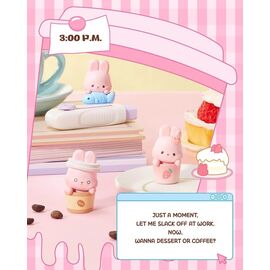 MOMO BUNNY - 24h Life Diary Series - Blind Box 4 Figure set