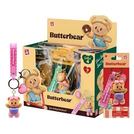 BUTTERBEAR - Everyday Series 2 - Assortiment 12 Porte-Clés 5cm