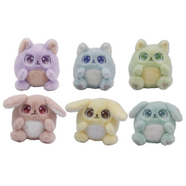 KAWAII - Cats & Dogs - Assortment of 12 Plushs 18cm - 6 Models