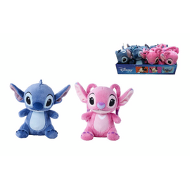STITCH & ANGEL  - Display of 12 Plushs 17cm - 2 Models