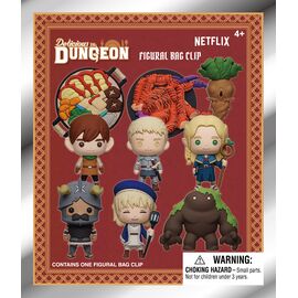 DELICIOUS IN DUNGEON - Series 1 - 3D Foam Bag Clip (Display 24 Pcs)