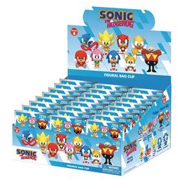 SONIC - Series 4 - 3D Foam Bag Clip (Display 24 Pcs)