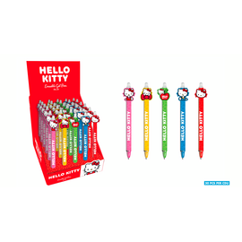 HELLO KITTY - Head Topper Erasable Gel Pen (Display of 30 pcs)