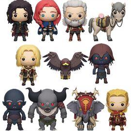 LORD OF THE RINGS WAR ROHIRIM- 3D Foam Bag Clip (Display 24 Pcs)