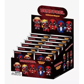 DEADPOOL - Serie 1 - 3D Foam Magnets in blind bags (Display 12 Pcs)
