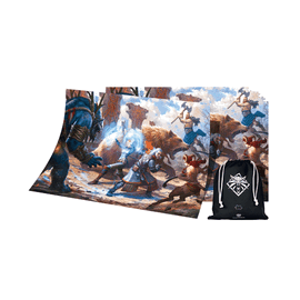 THE WITCHER - Geralt & Triss in battle - Premium Puzzle 1000P