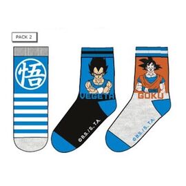 DRAGON BALL - Pack of 3 Vegeta/Goku Socks (T27/30)