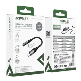 Acefast J12 USB-C to 3.5mm mini jack adapter - black