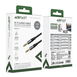 Acefast J10 AUX cable mini jack 3.5mm 1m - black