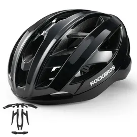 Universal cycling helmet Lingzhe LK-69 size L black 58-62 cm