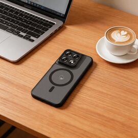 Etui Tech-Protect Magmat MagSafe na Motorola Edge 70 Pro 5G - czarne matowe