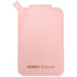 Portfel Magnetyczny Nimmy New Big-Eye Cute Pets 2.0 Cat ze stojakiem na telefon - różowe