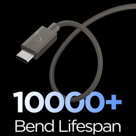 Kabel Spigen Essential EB6015CC USB-C 60W 150 cm - ciemnoszary