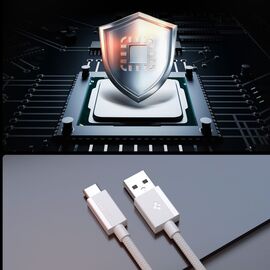Kabel Spigen Essential EB6015AC USB-C 60W 150 cm - biały