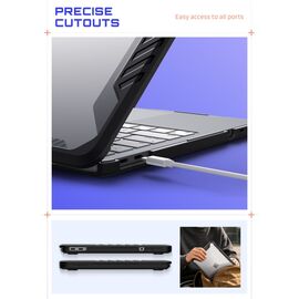 Etui Supcase Unicorn Beetle Pro na MacBook Neo 13" 2026 - przezroczysto-czarne