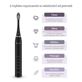TrueLife SonicBrush Clean30 Black Adult Oscillating toothbrush