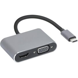 iBox IUHCHDVGA USB Type-C Hub 4-in-1 USB 3.0 + PD 100W + HDMI 4K 30Hz + VGA Full HD