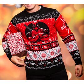 Deadpool Christmas Sweater Size XXL
