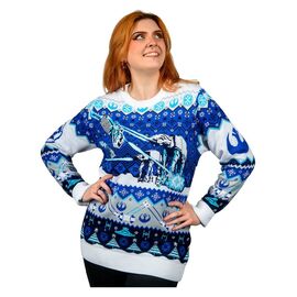 Star Wars Christmas Sweater AT-AT Assault