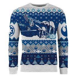 Star Wars Christmas Sweater AT-AT Assault Size S
