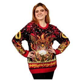 Lord of the Rings Christmas Sweater Balrog Size M