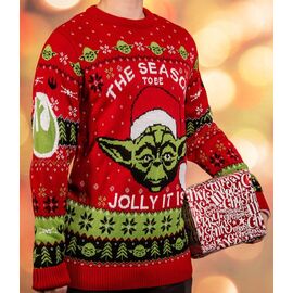 Star Wars Christmas Sweater Yoda Size XXL