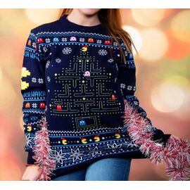 Pac-Man Christmas Sweater Size XL
