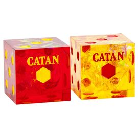 Catan Dice Set D6 Sharp Edge Resin