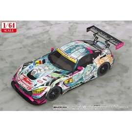 Hatsune Miku GT Project Vehicle 1/64 Good Smile Hatsune Miku AMG 2017 Super GT Ver. 7 cm