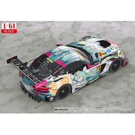 Hatsune Miku GT Project Vehicle 1/64 Good Smile Hatsune Miku AMG 2017 Super GT Ver. 7 cm