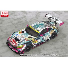Hatsune Miku GT Project Vehicle 1/64 Good Smile Hatsune Miku AMG 2018 SUPER GT Ver. 7 cm
