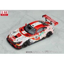 Hatsune Miku GT Project Vehicle 1/64 AMG 2017 SPA24H Ver. 7 cm