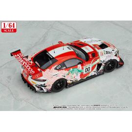 Hatsune Miku GT Project Vehicle 1/64 AMG 2017 SPA24H Ver. 7 cm