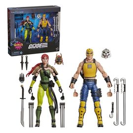 G.I. Joe Classified Series Action Figure 2-Pack #212 Ninja Force Scarlett & T'Jbang 15 cm