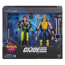 G.I. Joe Classified Series Action Figure 2-Pack #212 Ninja Force Scarlett & T'Jbang 15 cm