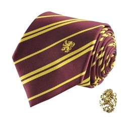 Harry Potter - Gryffindor - Deluxe Tie with metal pin / Fan Shop and Merchandise