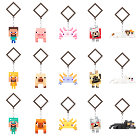 Minecraft - Reveals Backpack Buddies CDU 24pcs / Fan Shop and Merchandise