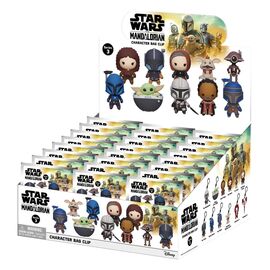 Star Wars The Mandalorian 3D PVC Bag Clips Series 3 Blind Bag Display (24)